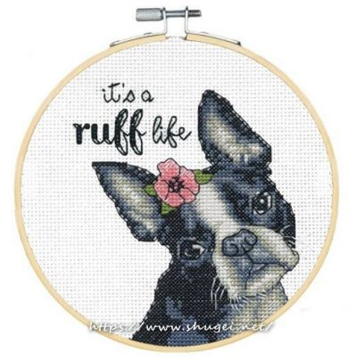 刺繍 アート絵画『animal à la mode-アニマル・ア・ラ・モード