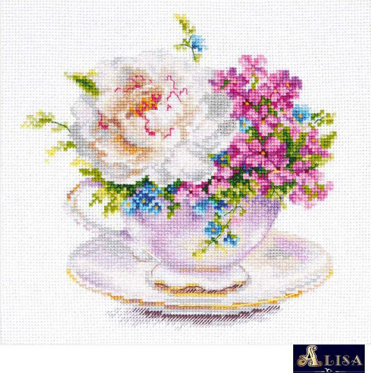 クロスステッチ完成品 Alisa社 チューリップ - 趣味/おもちゃ